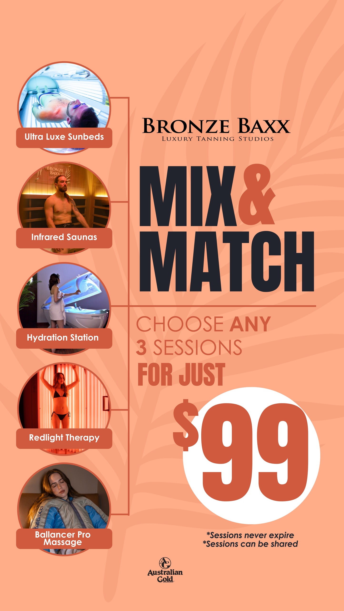 3 Session Mix & Match!