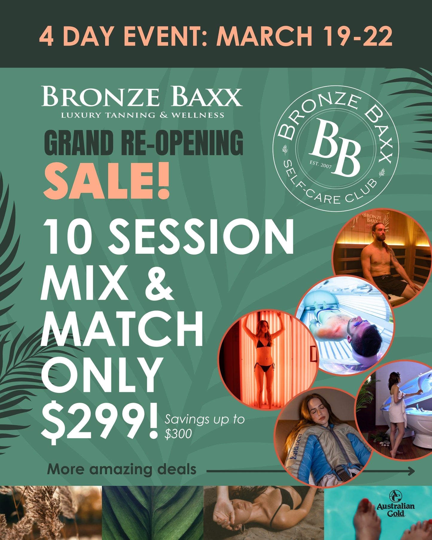 4st Grand Opening 10 Mix and Match SESSIONS !!